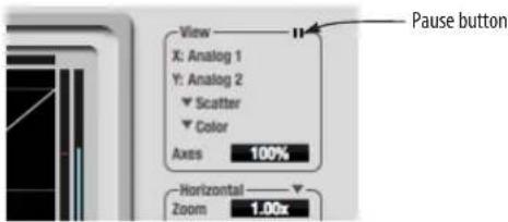 MOTU Audio Express - View controls - 1
