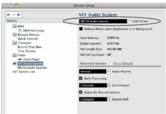 MOTU Audio Express - Cubase and Nuendo - 1
