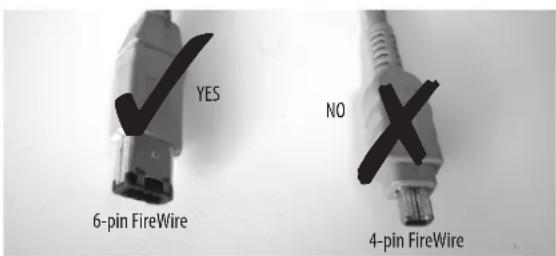 MOTU Audio Express - 6-pin FireWire connectors - 1