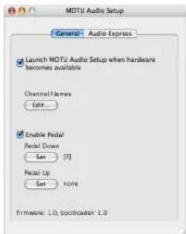 MOTU Audio Express - RUN MOTU AUDIO SETUP - 2