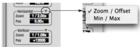 MOTU Audio Express - Horizontal and vertical controls - 1