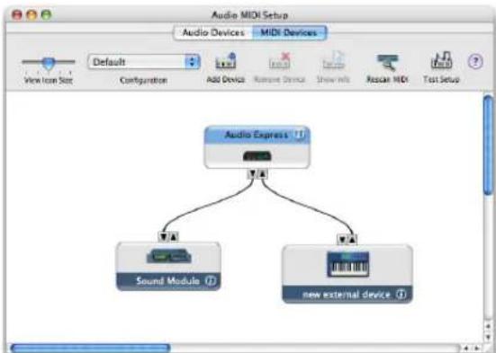 MOTU Audio Express - Connecting MIDI devices to the Audio Express - 2
