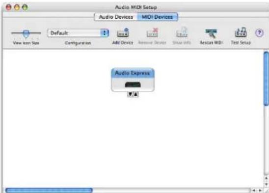 MOTU Audio Express - Launching Audio MIDI Setup - 1