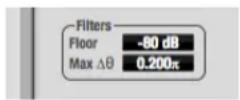 MOTU Audio Express - Filters - 1