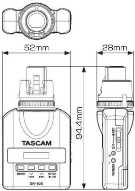 TASCAM DR-10X - ■ Betriebstemperaturbereich - 1