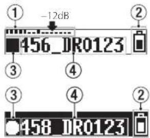 ① -12dB 456_DR0123 ② ③ ④ ③ ④ ② 458_DR0123