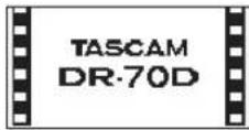 TASCAM DR-70D - 電源をオンにする - 1