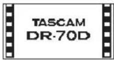 TASCAM DR-70D - Accensione dell'unità - 1