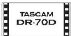 TASCAM DR-70D - Encendido de la unidad. - 1