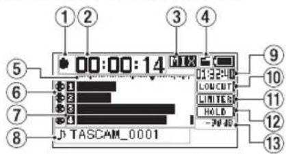TASCAM DR-70D - Registrazione - 1