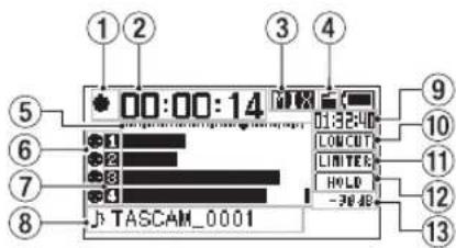 TASCAM DR-70D - Aufnahme - 1