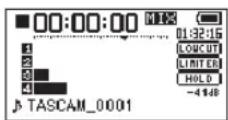 TASCAM DR-70D - Grundsätze für die Verwendung des Menüs - 2