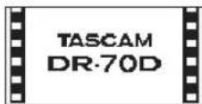 TASCAM DR-70D - Mise sous tension de l'unité - 1