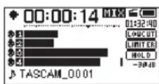 TASCAM DR-70D - Cement de l'enregistrement - 1