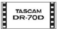 TASCAM DR-70D - Den Recorder einschalten - 1