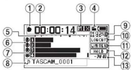 TASCAM DR-70D - 錄音 - 1