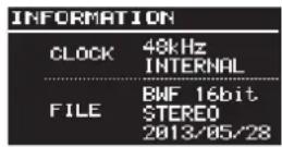 TASCAM DA-3000 - Operation status display (indicator blue) - 1