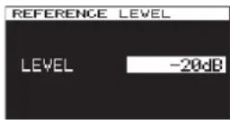 TASCAM DA-3000 - Setting the reference level - 2