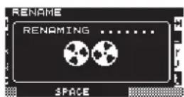 TASCAM DA-3000 - Changing playlist names - 3