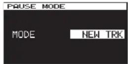 TASCAM DA-3000 - Setting the pause mode - 2