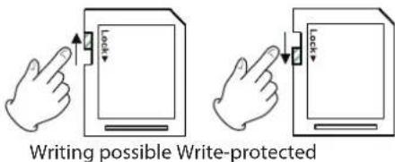 Writing possible Write-protected