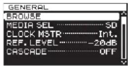 TASCAM DA-3000 - Opening the playlist screen - 1