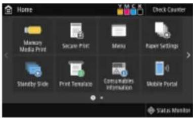 CANON ImageCLASS LBP622Cdw - Step 7 Viewing Application Library - 1
