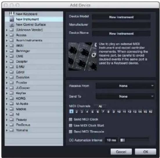 PRESONUS Audiobox iTwo - Einrichten eines externen MIDI-Klangerzeugers über die Startseite - 2