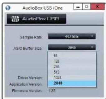 PRESONUS Audiobox iOne - PreSonus-Treiber-Kontrollfeld unter Windows - 3