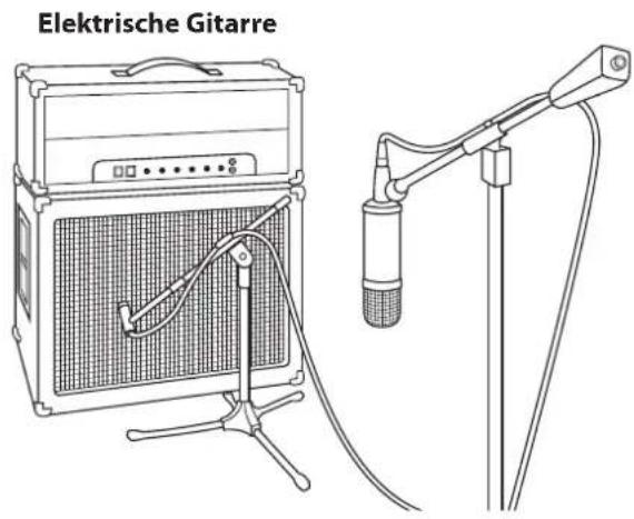 PRESONUS Audiobox iOne - Platzierung von Stereomikrofonen - 2