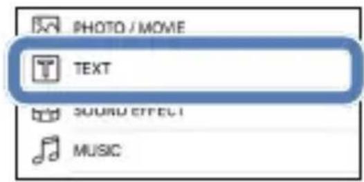 PHOTO / MOVE TEXT SOUND EFFECT MUSIC