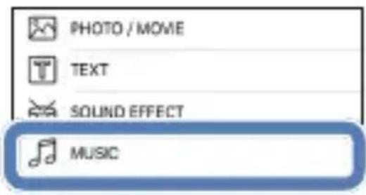 PHOTO / MOVIE TEXT SOUND EFFECT MUSIC