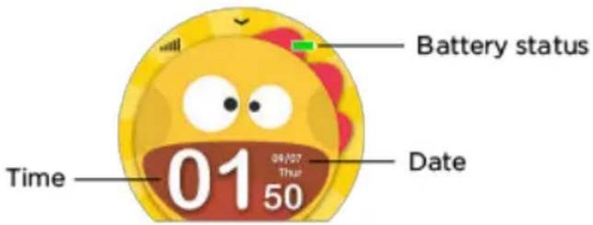 Coolpad Dyno - Smartwatch Home Screen - 1