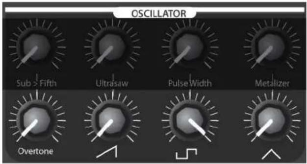 OSCILLATOR Sub > Fifth Ultrasaw Pulse Width Metalizer Overtone