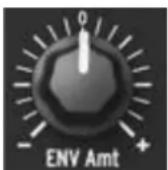 Arturia MicroBrute - ENV Amt (envelope amount) - 1