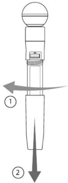 SHURE GLXD24R - Handheld Transmitter - 1
