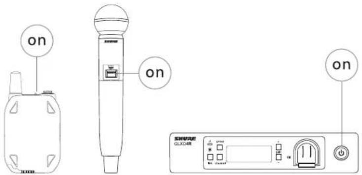 SHURE GLXD24R - Step ③ - 1