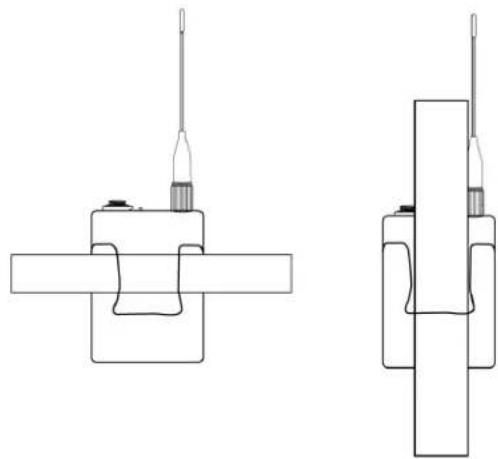 SHURE BLX1288 - Wearing the Bodypack Transmitter - 1