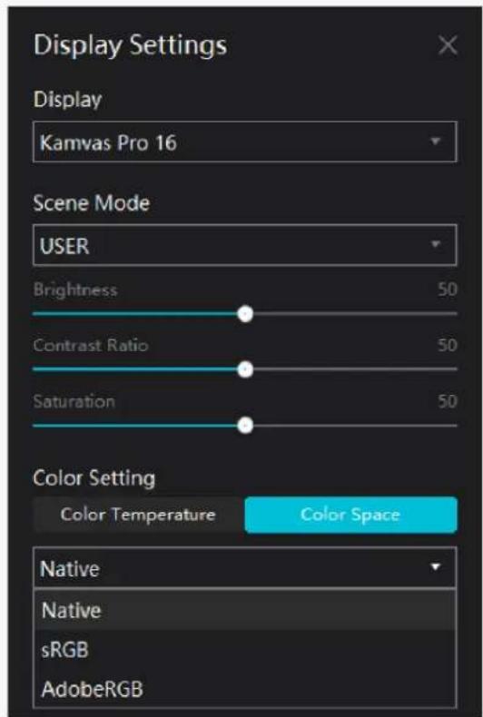 Huion Kamvas Pro 16 GT1561 - \*Display Settings - 2