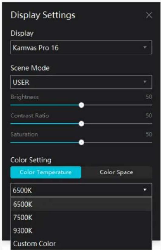 Huion Kamvas Pro 16 GT1561 - \*Display Settings - 1