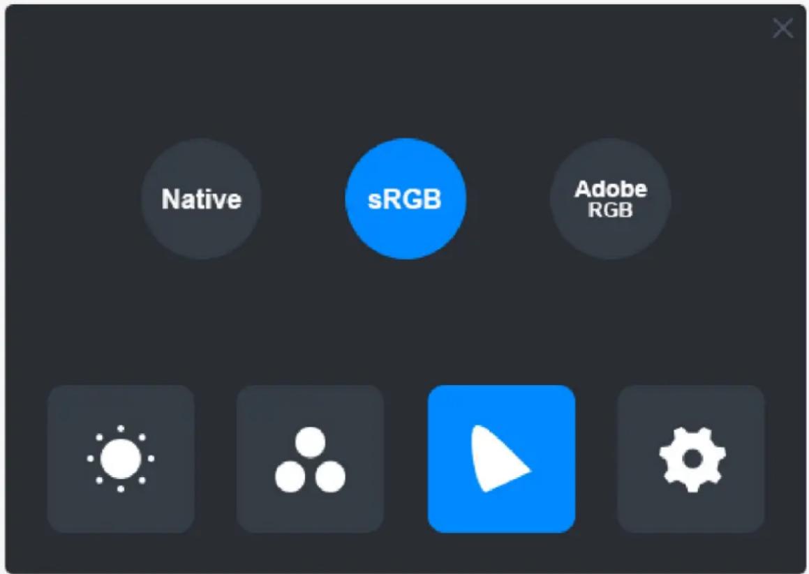 Huion Kamvas Pro 16 GT1561 - Color Gamut Settings - 1