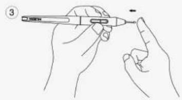 Huion Kamvas Pro 16 GT1561 - Replace the Pen Nib: - 3