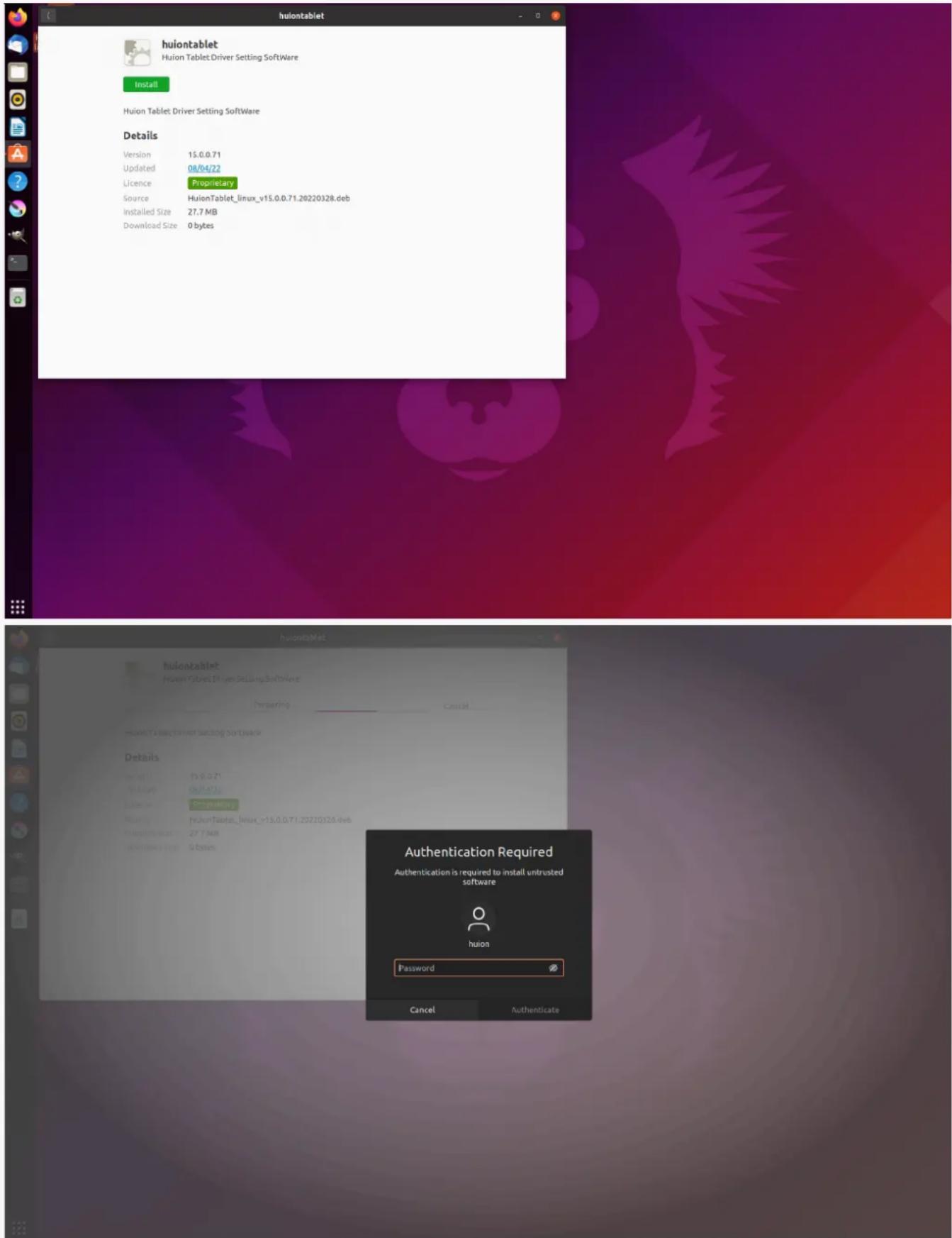 Huion Kamvas Pro 16 GT1561 - Steps to Install: - 2