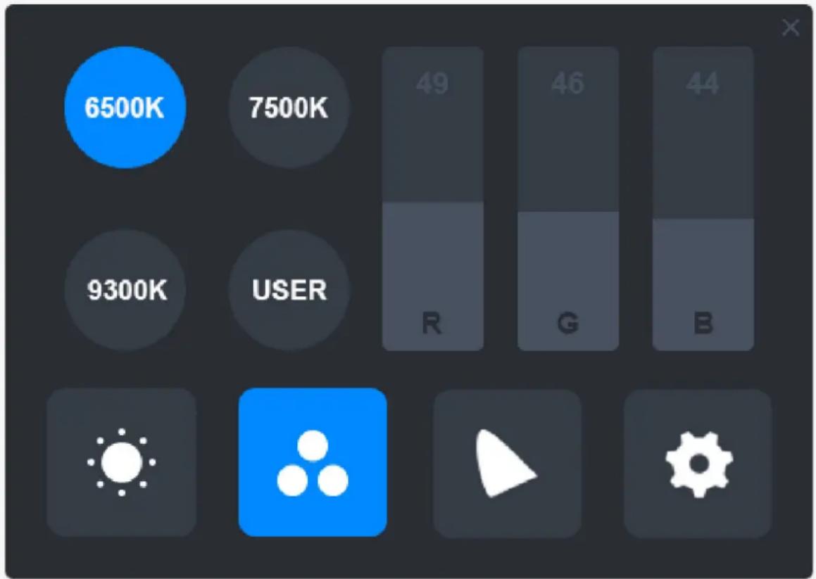 Huion Kamvas Pro 16 GT1561 - Color Temperature Settings - 1