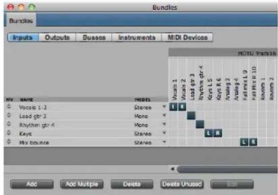 MOTU Track16 - Edit Channel Names - 2