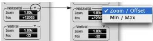 MOTU Track16 - Horizontal controls (frequency axis) - 1