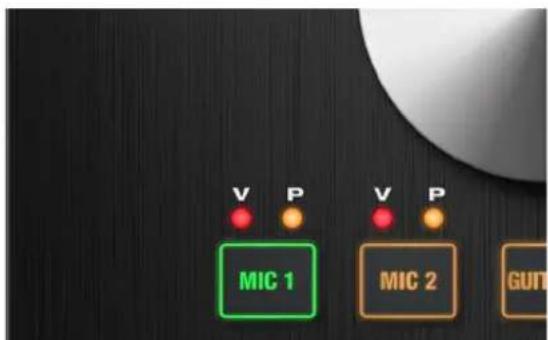 MOTU Track16 - Phantom power - 3