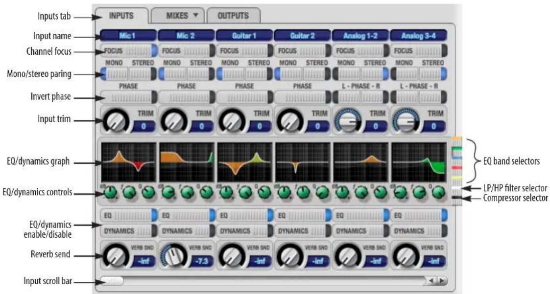 MOTU Track16 - Input name - 1