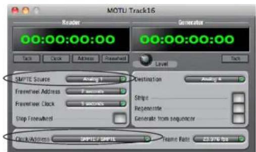 MOTU Track16 - Use this setup if you have: - 6