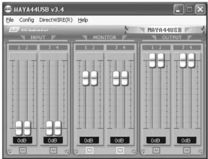 ESI Maya44 USB+ - Control Panel unter Windows - 2